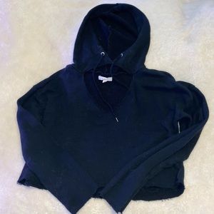 LA Hearts Cropped Sweatshirt - Gently Worn